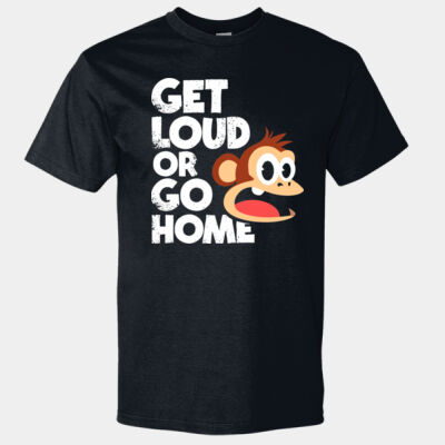 Loud Monkey Tee (Dark) - Men's Midnight Scream Edition Thumbnail