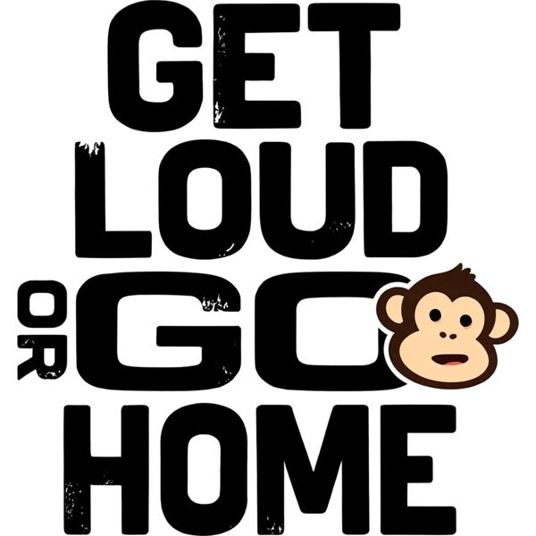 Loud Monkey Tee (Light) Thumbnail